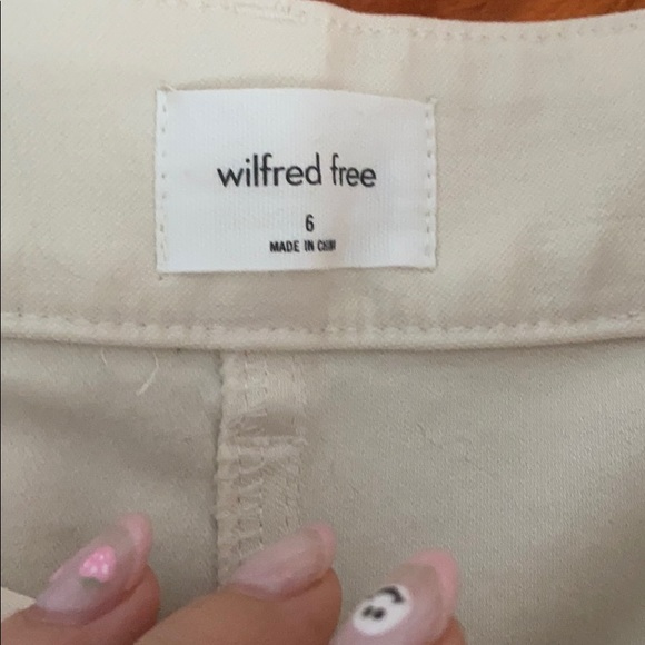 Aritzia Wilfred Free Brennan Utility Pant Cream - Picture 6 of 10